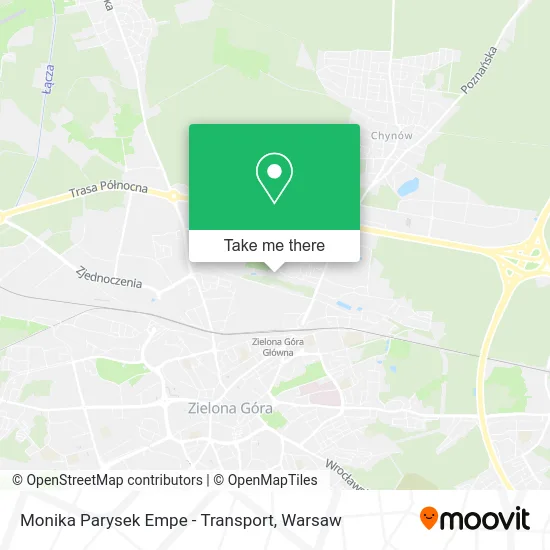 Карта Monika Parysek Empe - Transport