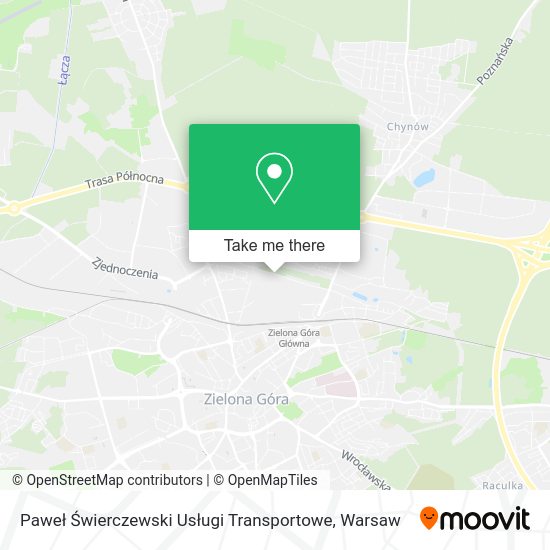 Paweł Świerczewski Usługi Transportowe map