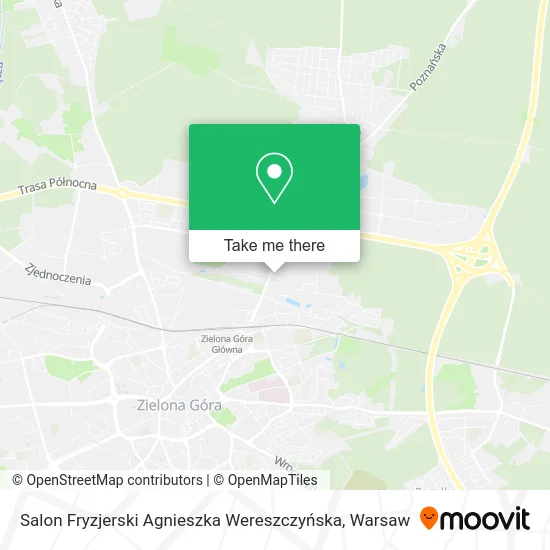 Карта Salon Fryzjerski Agnieszka Wereszczyńska