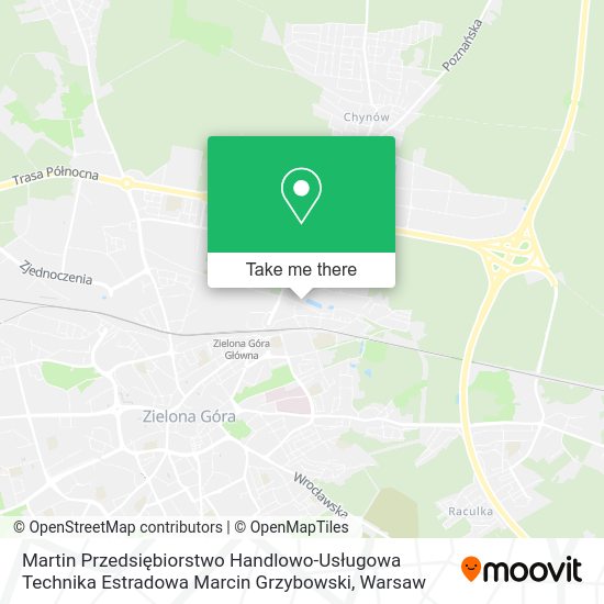 Martin Przedsiębiorstwo Handlowo-Usługowa Technika Estradowa Marcin Grzybowski map