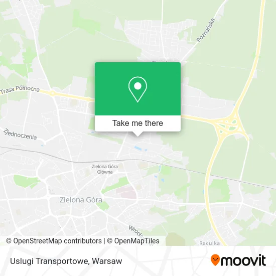 Карта Uslugi Transportowe