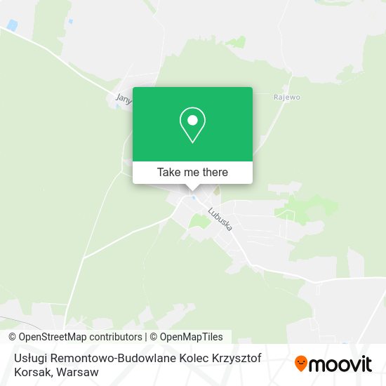 Usługi Remontowo-Budowlane Kolec Krzysztof Korsak map