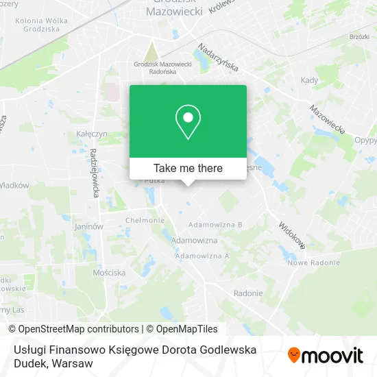 Usługi Finansowo Księgowe Dorota Godlewska Dudek map