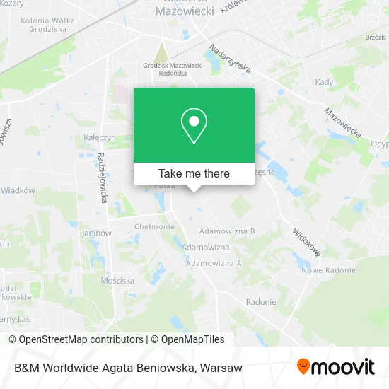 B&M Worldwide Agata Beniowska map