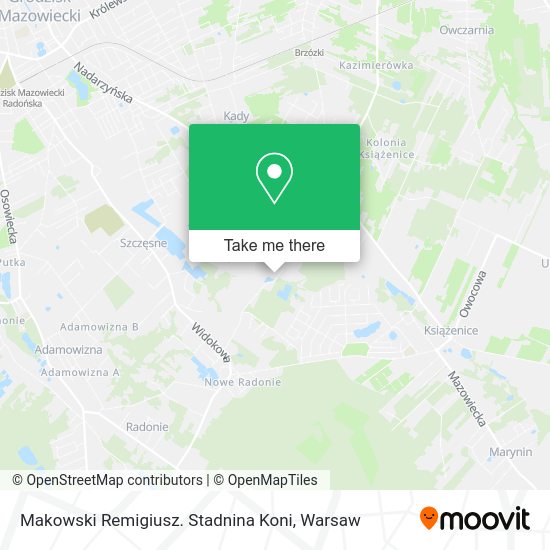 Makowski Remigiusz. Stadnina Koni map