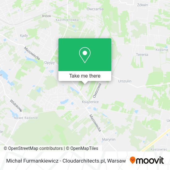 Карта Michał Furmankiewicz - Cloudarchitects.pl