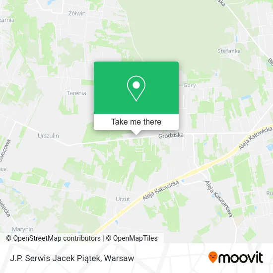 J.P. Serwis Jacek Piątek map