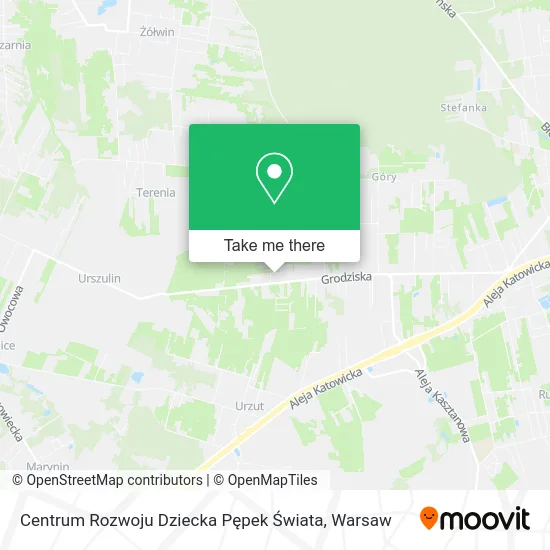 Centrum Rozwoju Dziecka Pępek Świata map