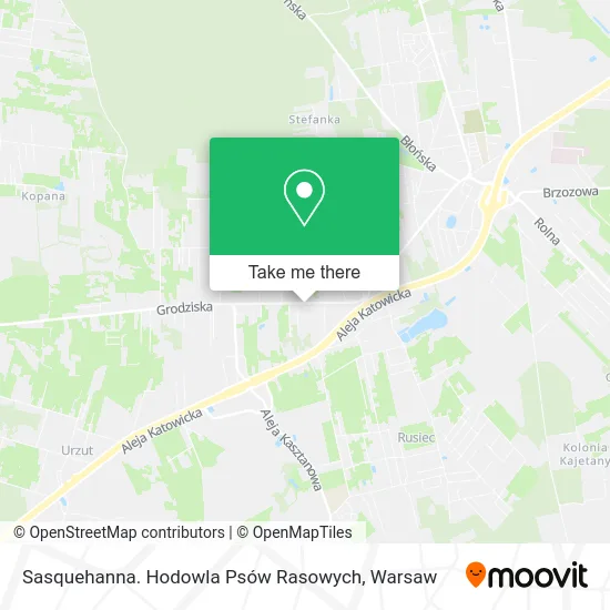 Карта Sasquehanna. Hodowla Psów Rasowych