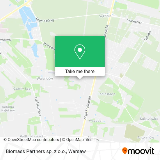 Карта Biomass Partners sp. z o.o.