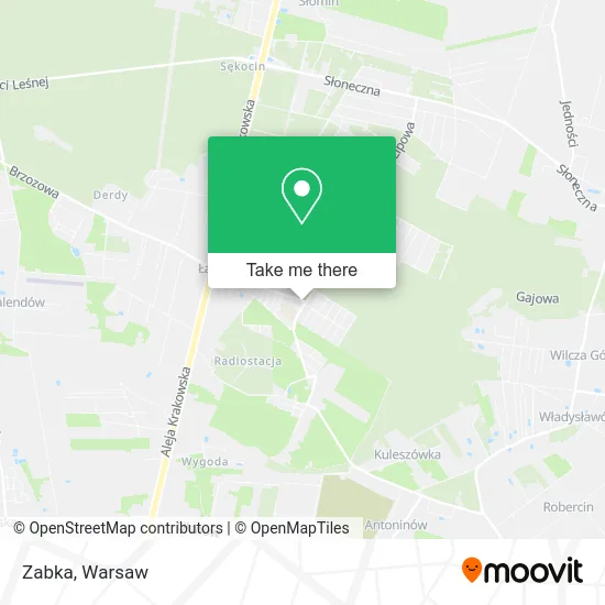 Zabka map