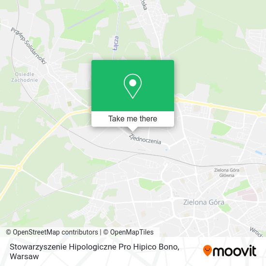 Карта Stowarzyszenie Hipologiczne Pro Hipico Bono