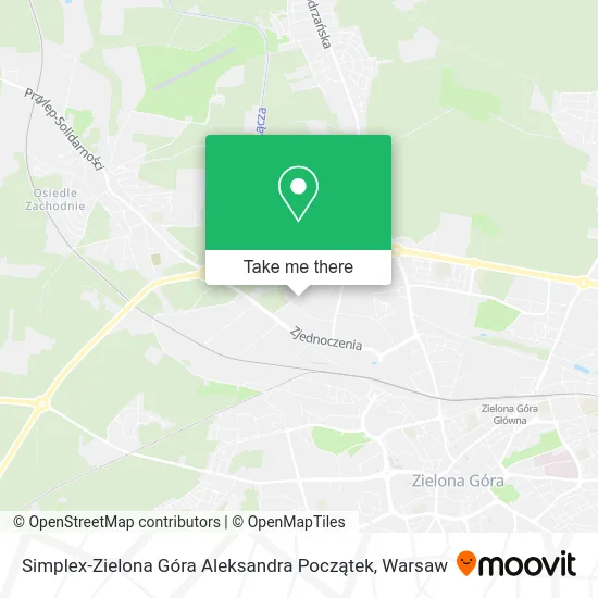 Карта Simplex-Zielona Góra Aleksandra Początek