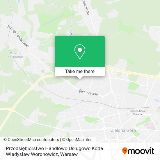 Przedsiębiorstwo Handlowo Usługowe Koda Władysław Woronowicz map