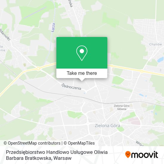 Przedsiębiorstwo Handlowo Usługowe Oliwia Barbara Bratkowska map