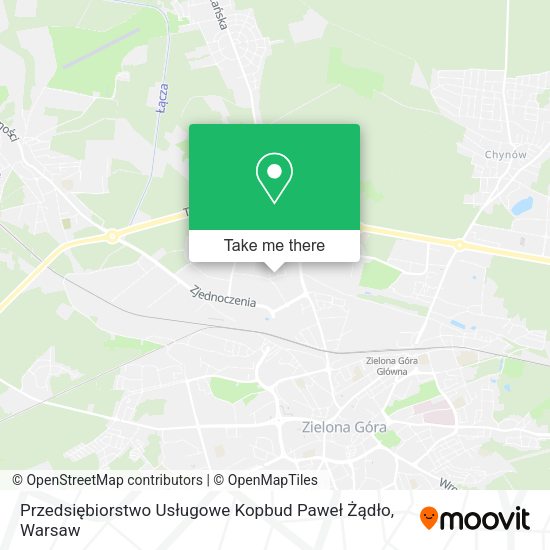 Przedsiębiorstwo Usługowe Kopbud Paweł Żądło map