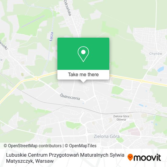 Lubuskie Centrum Przygotowań Maturalnych Sylwia Matyszczyk map