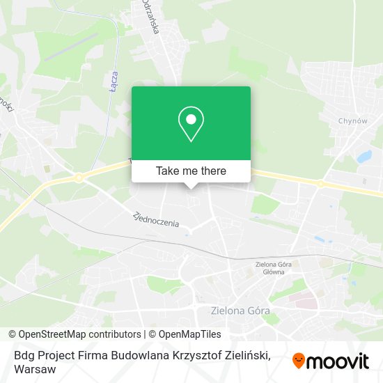 Bdg Project Firma Budowlana Krzysztof Zieliński map