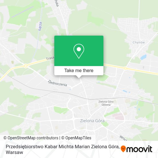 Przedsiębiorstwo Kabar Michta Marian Zielona Góra map