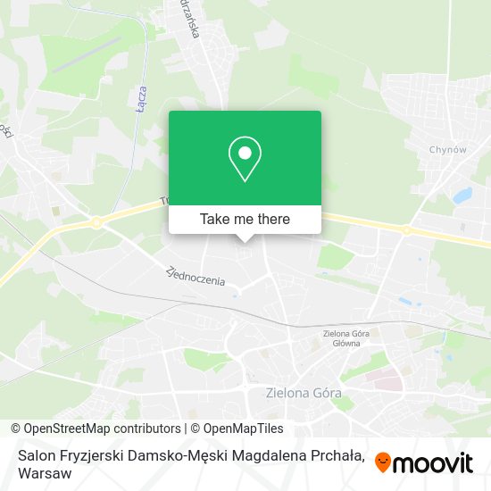 Карта Salon Fryzjerski Damsko-Męski Magdalena Prchała