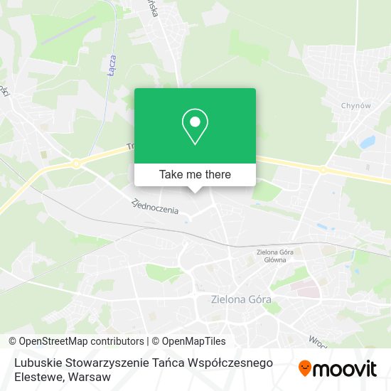 Карта Lubuskie Stowarzyszenie Tańca Współczesnego Elestewe