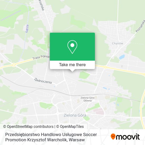 Przedsiębiorstwo Handlowo Usługowe Soccer Promotion Krzysztof Warcholik map