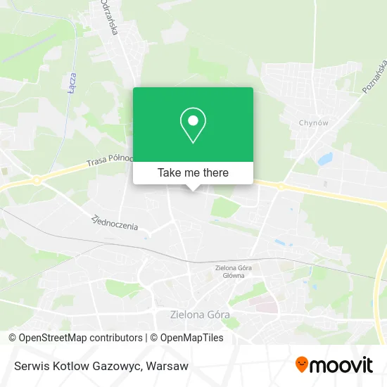 Карта Serwis Kotlow Gazowyc