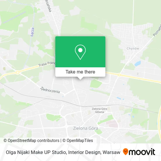Карта Olga Nijaki Make UP Studio, Interior Design