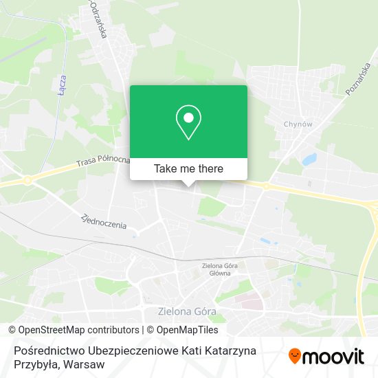 Pośrednictwo Ubezpieczeniowe Kati Katarzyna Przybyła map