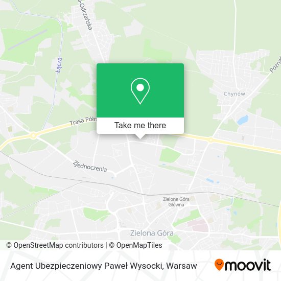 Agent Ubezpieczeniowy Paweł Wysocki map