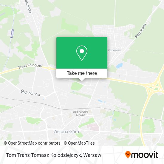 Tom Trans Tomasz Kolodziejczyk map