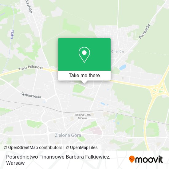 Pośrednictwo Finansowe Barbara Falkiewicz map