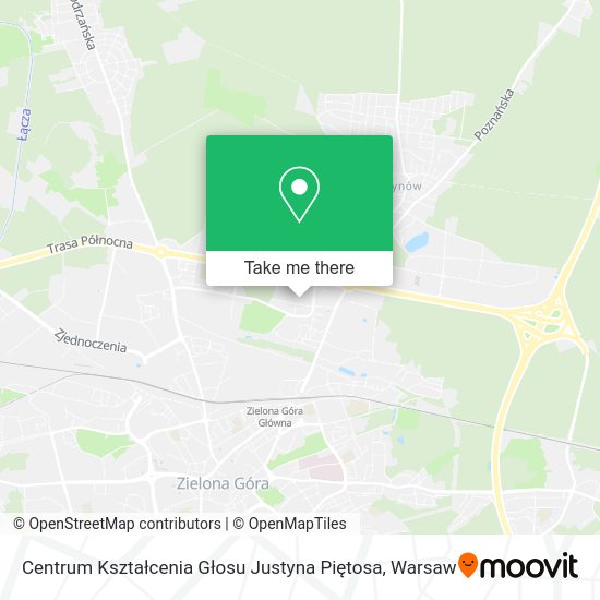 Centrum Kształcenia Głosu Justyna Piętosa map