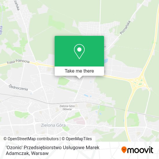 'Ozonic' Przedsiębiorstwo Usługowe Marek Adamczak map