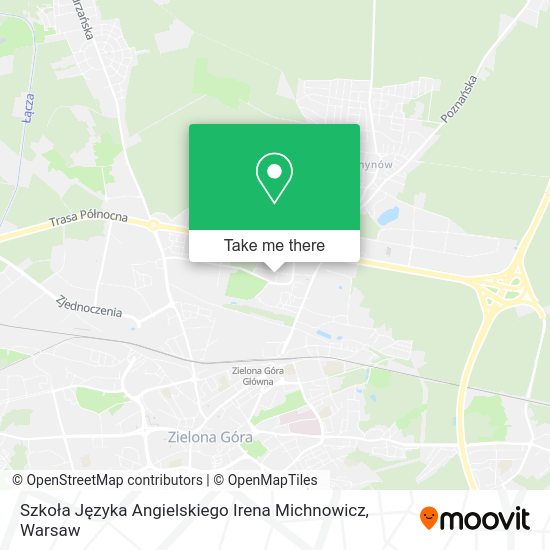 Szkoła Języka Angielskiego Irena Michnowicz map