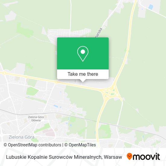 Карта Lubuskie Kopalnie Surowców Mineralnych