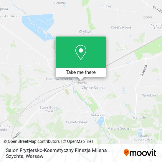 Salon Fryzjersko-Kosmetyczny Finezja Milena Szychta map