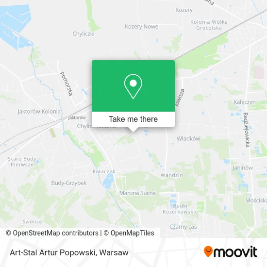 Art-Stal Artur Popowski map