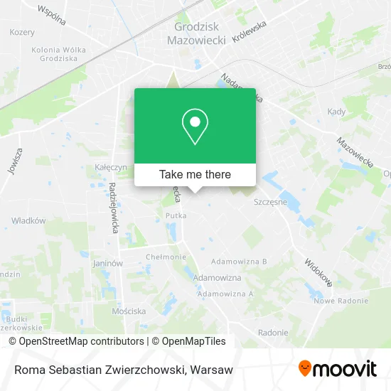 Roma Sebastian Zwierzchowski map