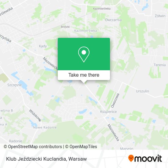 Klub Jeździecki Kuclandia map