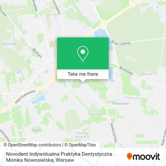 Карта Novodent Indywidualna Praktyka Dentystyczna Monika Nowosielska