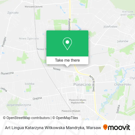 Art Lingua Katarzyna Witkowska Mandryka map