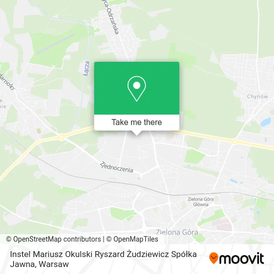 Instel Mariusz Okulski Ryszard Żudziewicz Spółka Jawna map