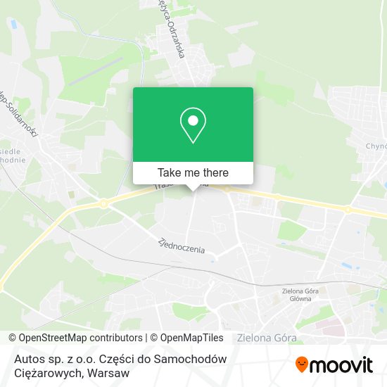 Autos sp. z o.o. Części do Samochodów Ciężarowych map