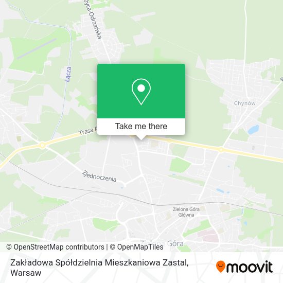 Zakładowa Spółdzielnia Mieszkaniowa Zastal map