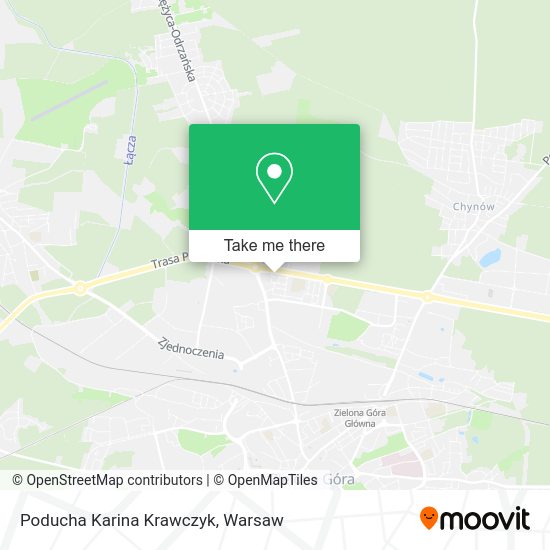 Poducha Karina Krawczyk map