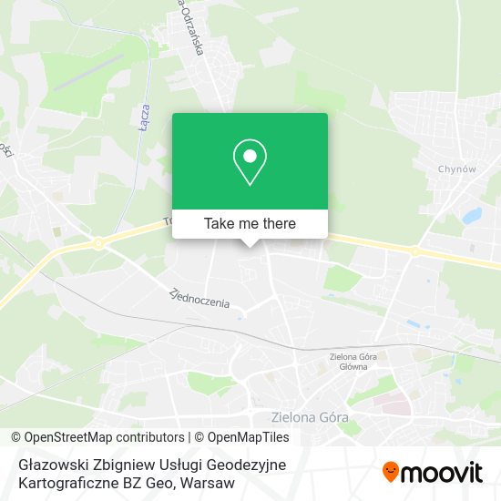 Głazowski Zbigniew Usługi Geodezyjne Kartograficzne BZ Geo map