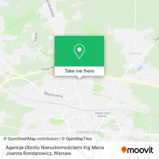 Agencja Obrotu Nieruchomościami Kqj Maria Joanna Bondarowicz map