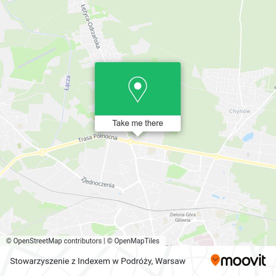 Stowarzyszenie z Indexem w Podróży map