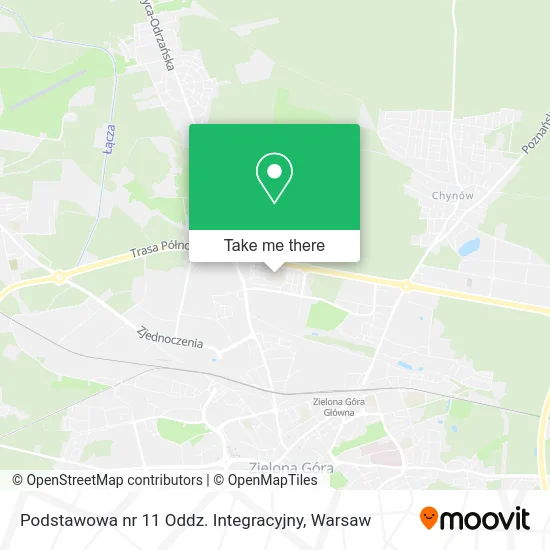 Podstawowa nr 11 Oddz. Integracyjny map